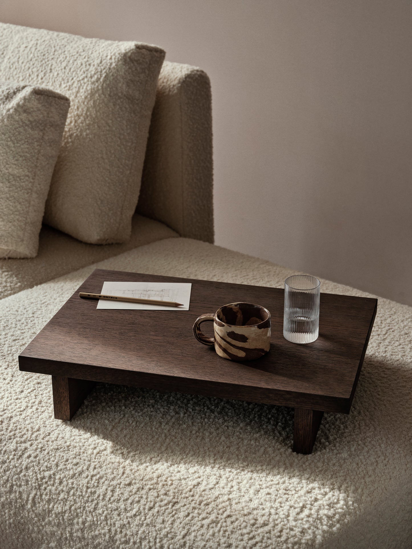 Ferm Living Kona bijzettafel Dark Stained