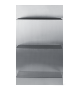 Ferm Living Lager Triple wandplank Aluminium