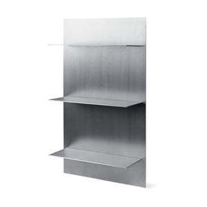 Ferm Living Lager Triple wandplank Aluminium