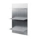 Ferm Living Lager Triple wandplank Aluminium