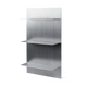 Ferm Living Lager Triple wandplank Aluminium