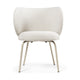 Ferm Living Rico armstoel Soft Bouclé Off-White/Sand vierpoot cashmere