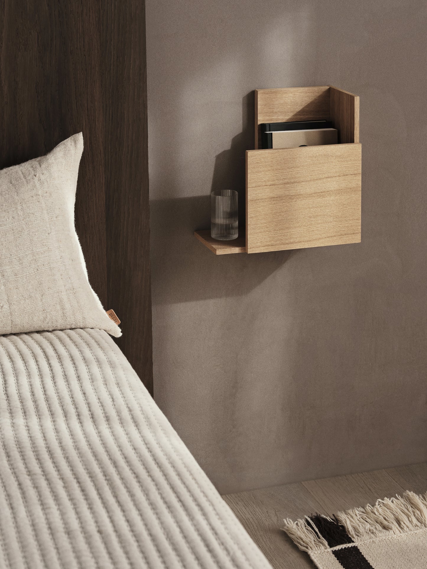 Ferm Living Stagger Square wandplank geolied eiken