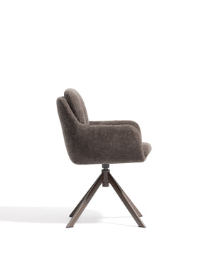 Kave Home Lexa eetkamerstoel Brown