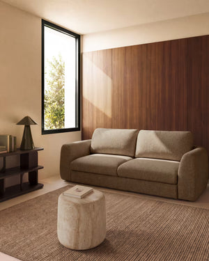 Kave Home Vera 4-zits slaapbank 240cm Bruin