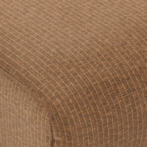 HKliving Flake hocker Corduroy Velvet Aged Gold