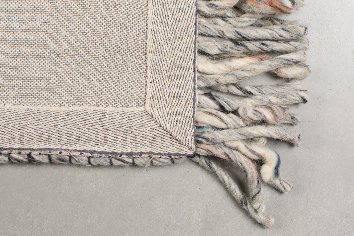 Zuiver Frills vloerkleed 170x240 cm Grey/Blue