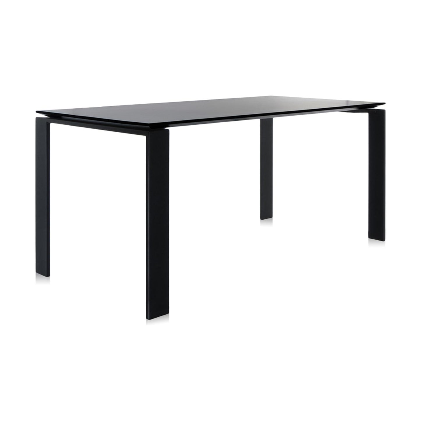 Kartell Four eettafel 158x79 cm Zwart