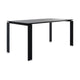 Kartell Four eettafel 158x79 cm Zwart