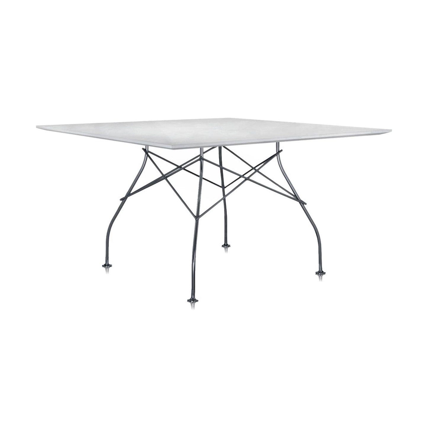 Kartell Glossy eettafel 130x130 cm Wit
