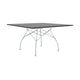 Kartell Glossy eettafel 130x130 cm Zwart