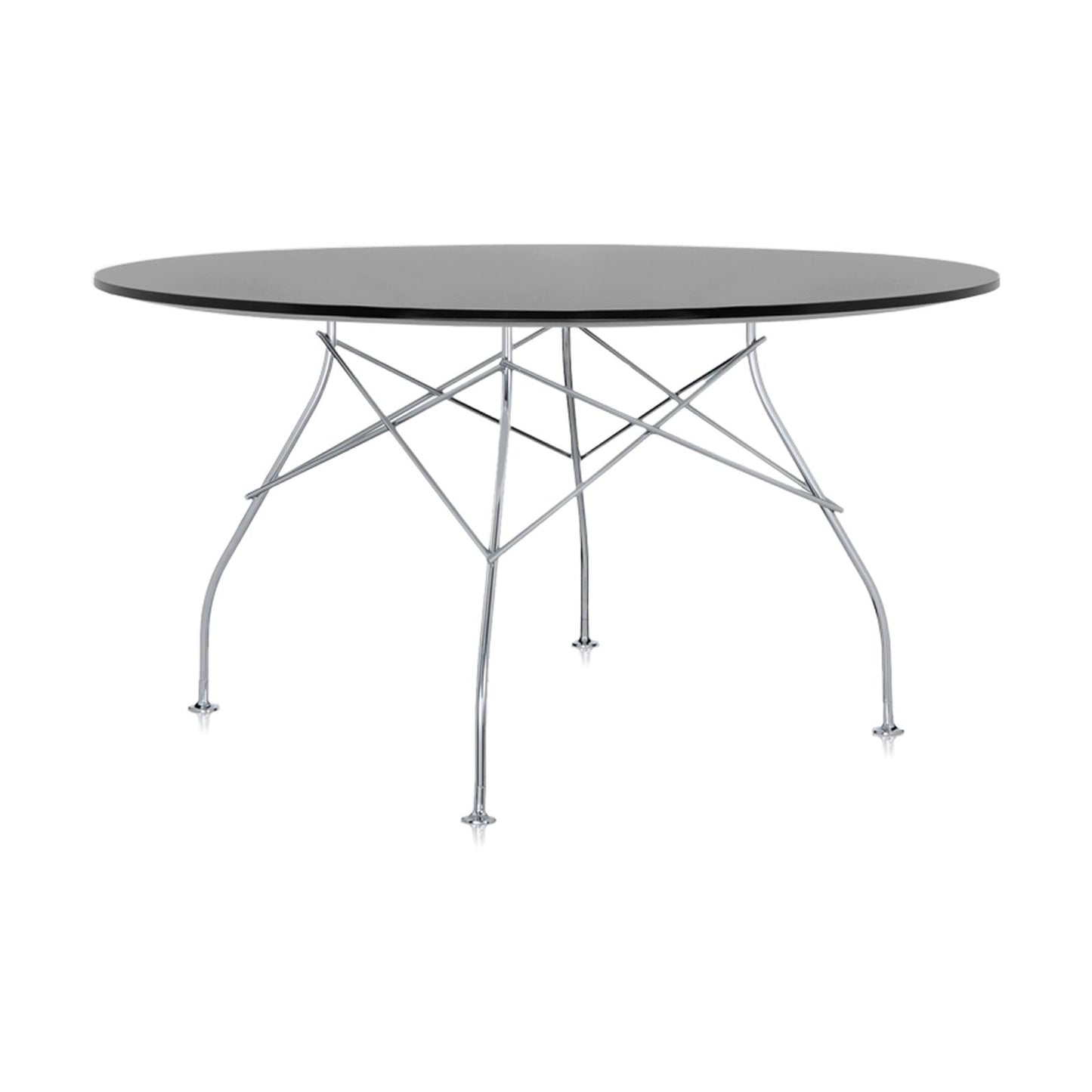 Kartell Glossy eettafel Ø130 cm Zwart
