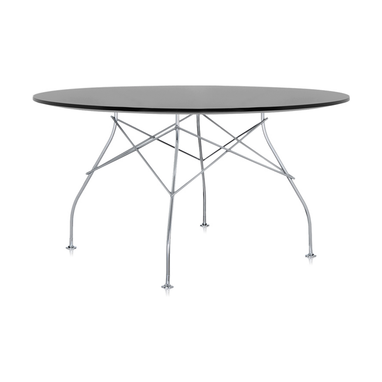 Kartell Glossy eettafel Ø130 cm Zwart