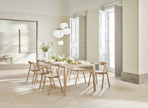 Bolia Graceful eettafel 240x105 cm wit geolied eiken