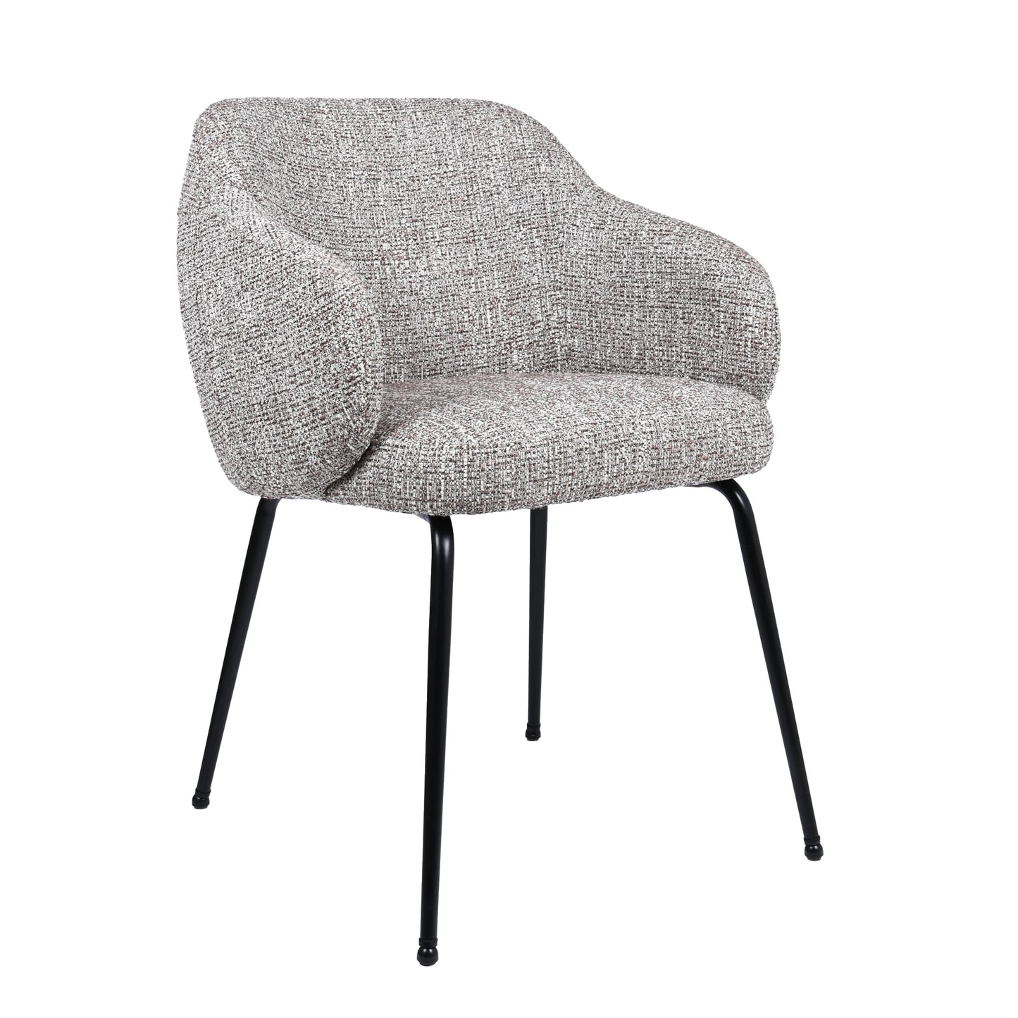 HelloChair HC05 Shulby eetkamerstoel Field Brown vierpoot zwart