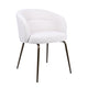HelloChair HC06 Suskin eetkamerstoel Lake Cream vierpoot anodic brown
