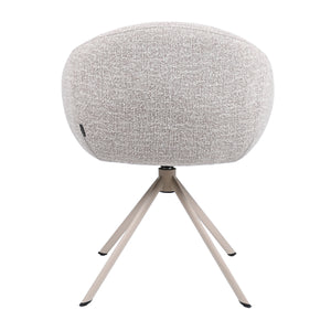 HelloChair HC18 Silven eetkamerstoel spinpoot beige Amber Beige