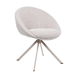 HelloChair HC18 Silven eetkamerstoel spinpoot beige Amber Beige