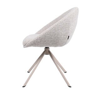 HelloChair HC18 Silven eetkamerstoel spinpoot beige Amber Beige