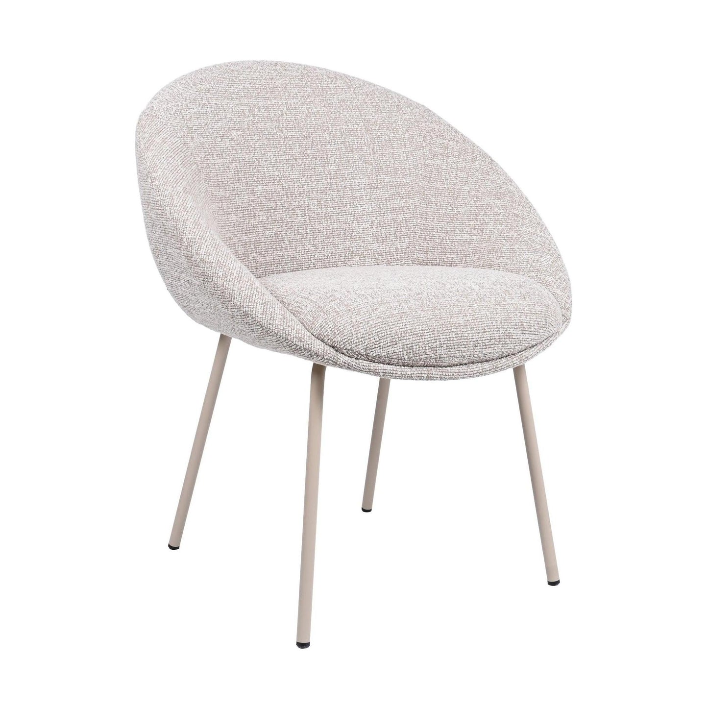 HelloChair HC18 Silven eetkamerstoel vierpoot beige Amber Beige