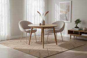 HelloChair HC18 Silven eetkamerstoel vierpoot beige Amber Beige