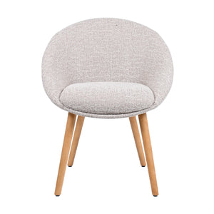HelloChair HC18 Silven eetkamerstoel houten poot Amber Beige