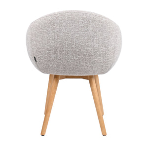 HelloChair HC18 Silven eetkamerstoel houten poot Amber Beige