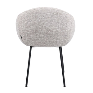 HelloChair HC18 Silven eetkamerstoel vierpoot zwart Amber Beige