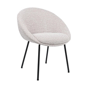 HelloChair HC18 Silven eetkamerstoel vierpoot zwart Amber Beige