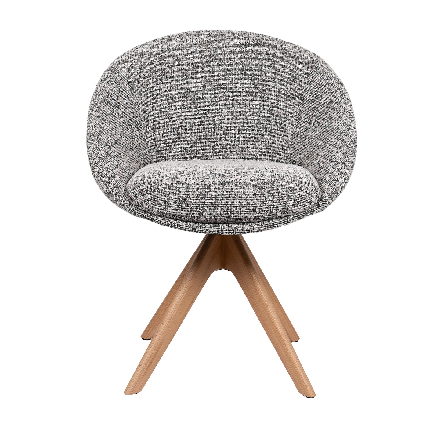 HelloChair HC18 Silven eetkamerstoel Amber Black Camel spinpoot hout naturel