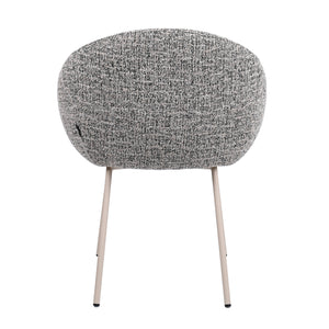 HelloChair HC18 Silven eetkamerstoel vierpoot beige Amber Black Camel