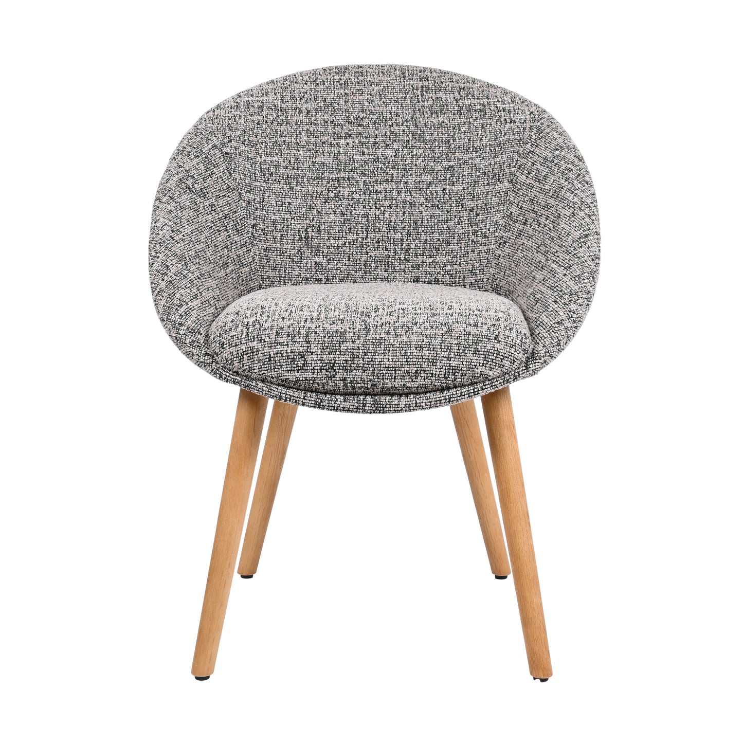 HelloChair HC18 Silven eetkamerstoel houten poot Amber Black Camel