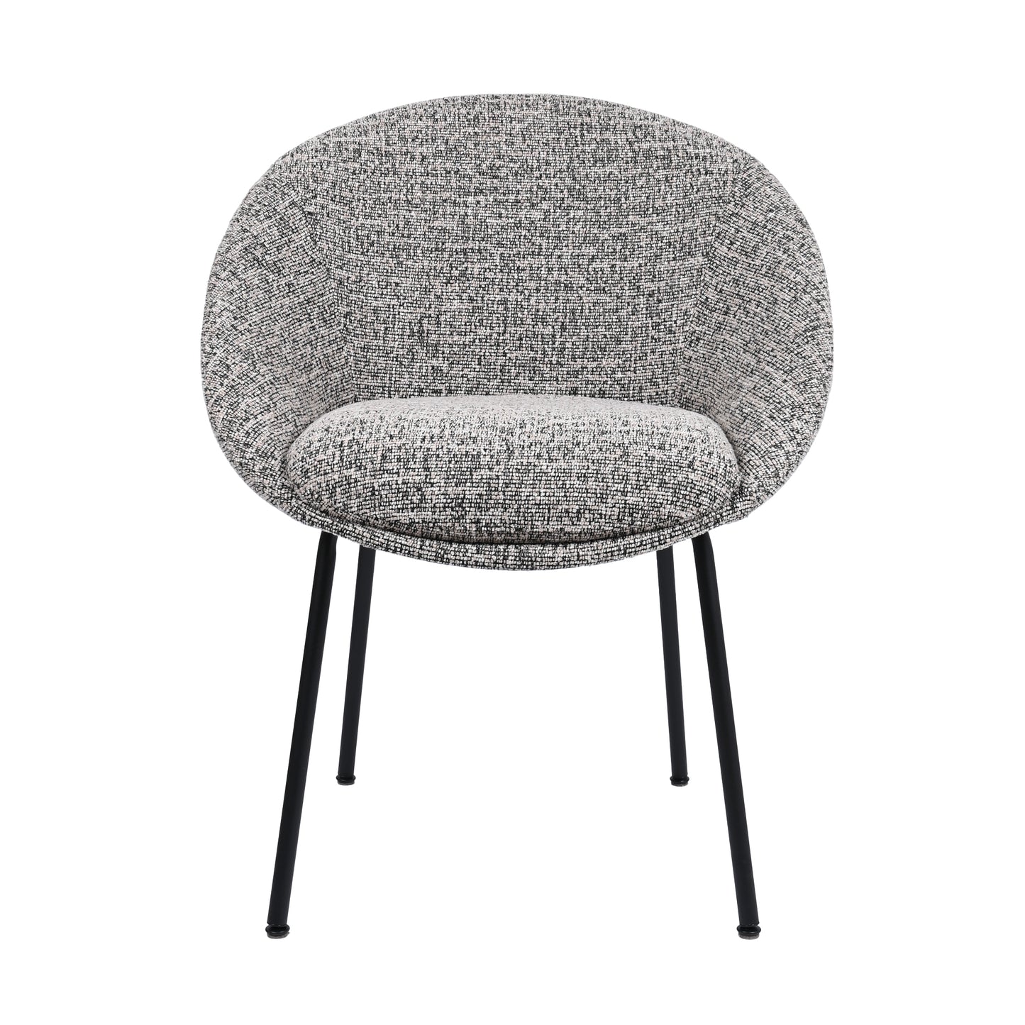 HelloChair HC18 Silven eetkamerstoel vierpoot zwart Amber Black Camel