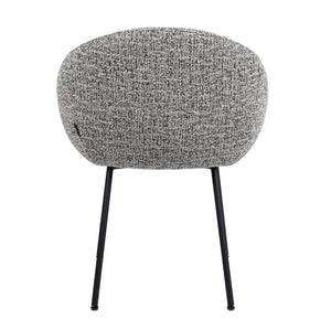 HelloChair HC18 Silven eetkamerstoel vierpoot zwart Amber Black Camel