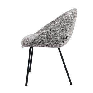 HelloChair HC18 Silven eetkamerstoel vierpoot zwart Amber Black Camel