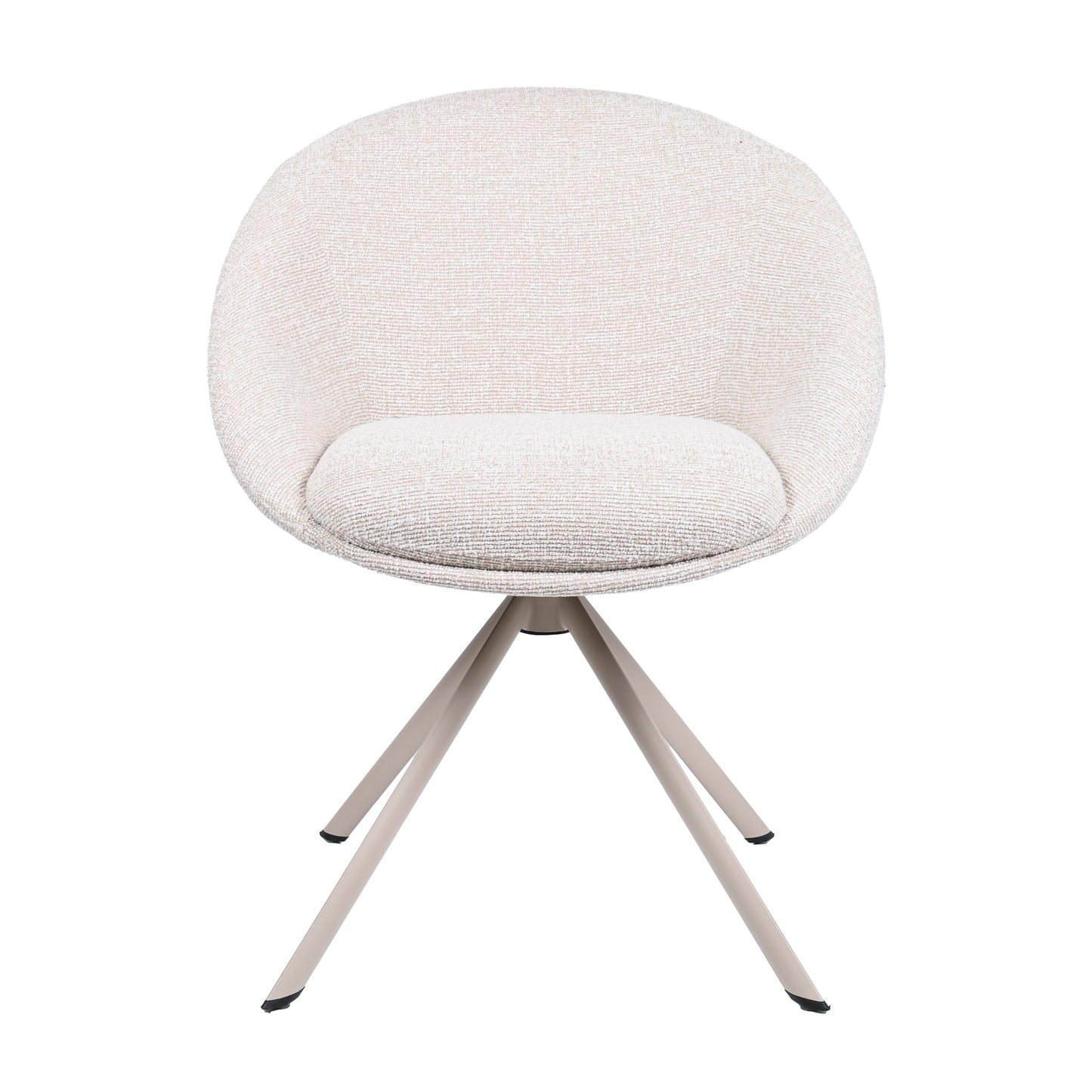HelloChair HC18 Silven eetkamerstoel spinpoot beige Amber Natural