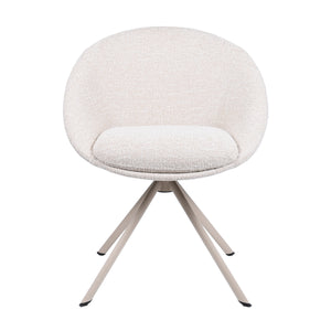 HelloChair HC18 Silven eetkamerstoel spinpoot beige Amber Natural