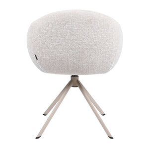 HelloChair HC18 Silven eetkamerstoel spinpoot beige Amber Natural