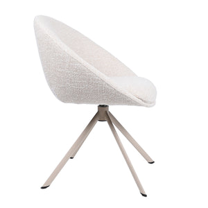 HelloChair HC18 Silven eetkamerstoel spinpoot beige Amber Natural