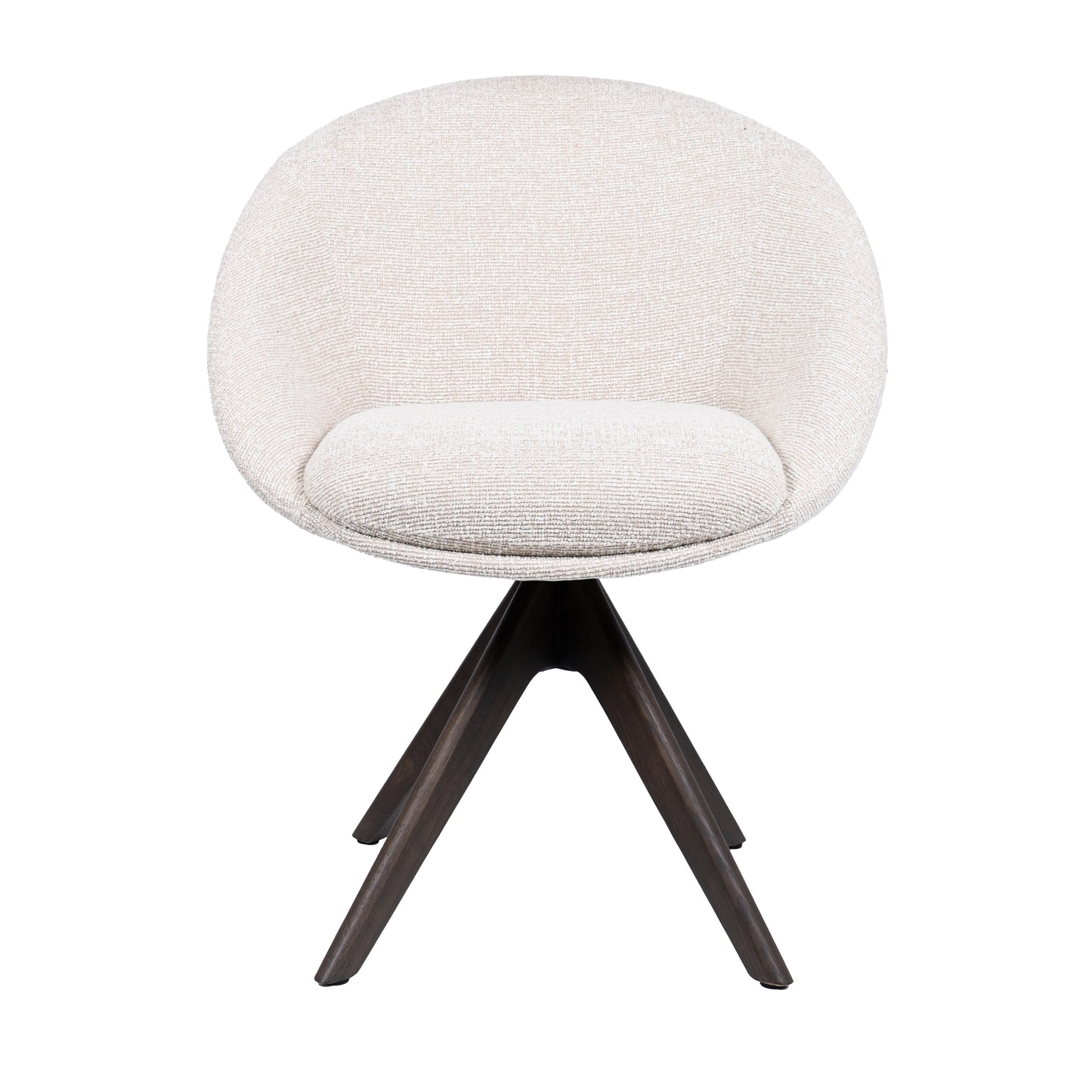 HelloChair HC18 Silven eetkamerstoel Amber Natural spinpoot hout walnoot