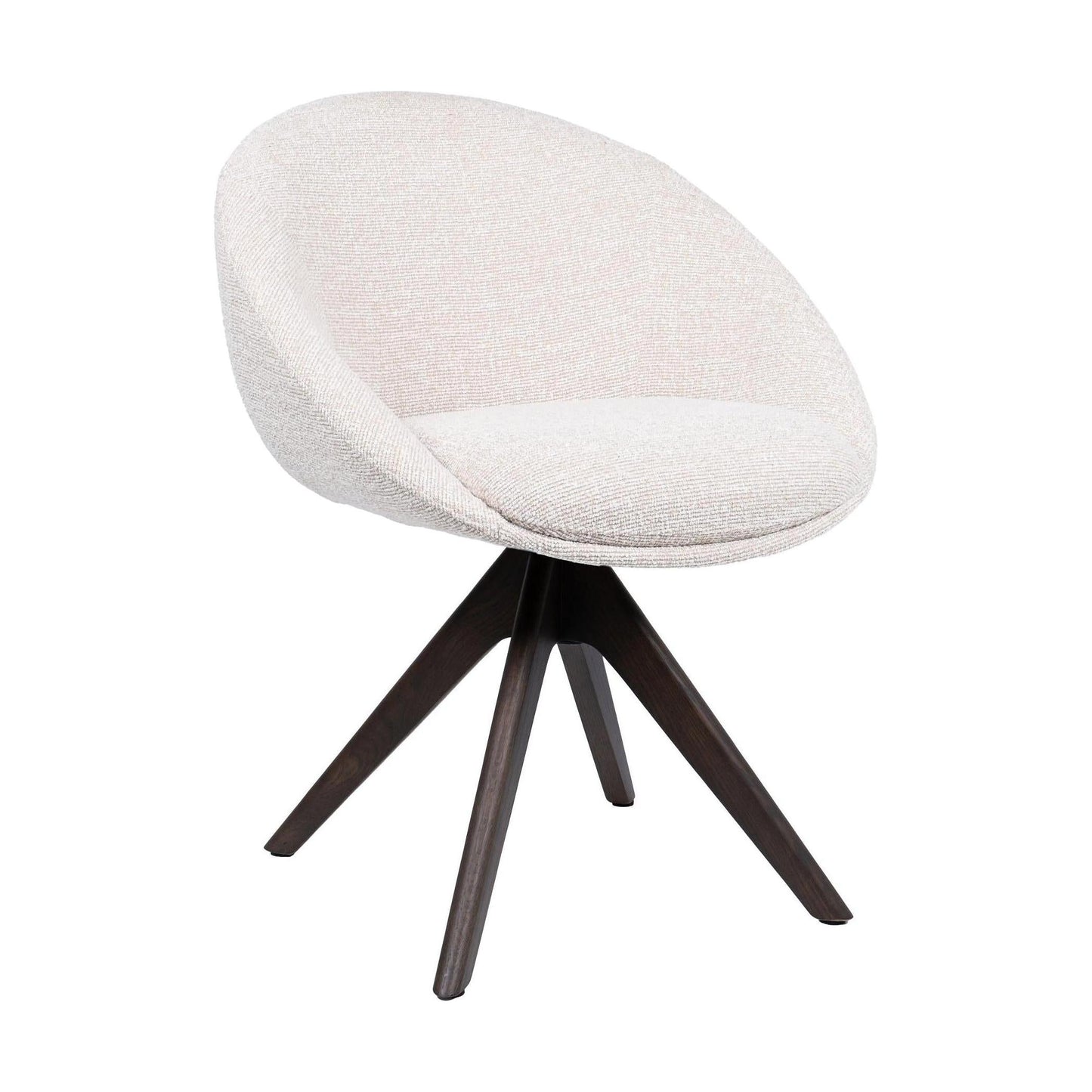 HelloChair HC18 Silven eetkamerstoel Amber Natural spinpoot hout walnoot