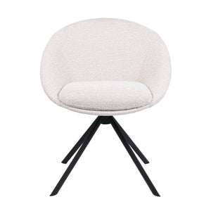 HelloChair HC18 Silven eetkamerstoel spinpoot zwart Amber Natural