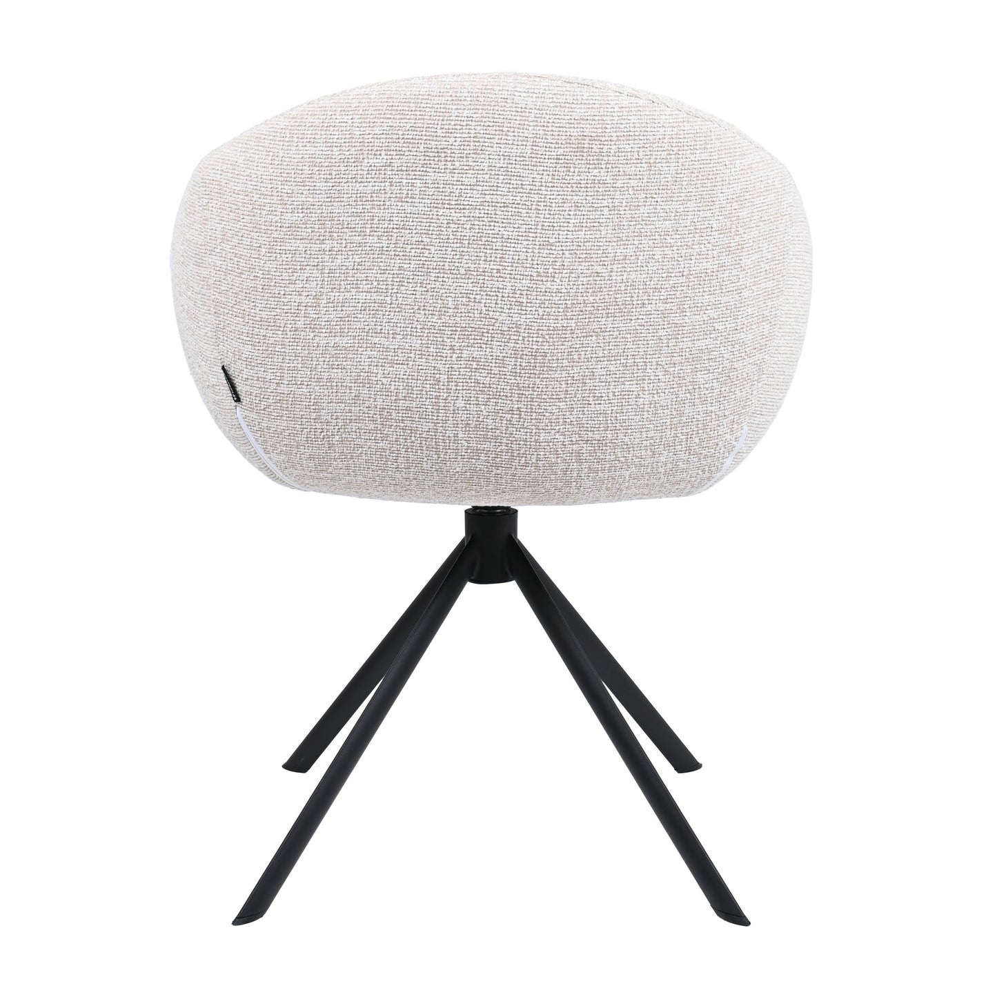 HelloChair HC18 Silven eetkamerstoel spinpoot zwart Amber Natural