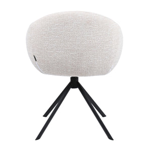 HelloChair HC18 Silven eetkamerstoel spinpoot zwart Amber Natural