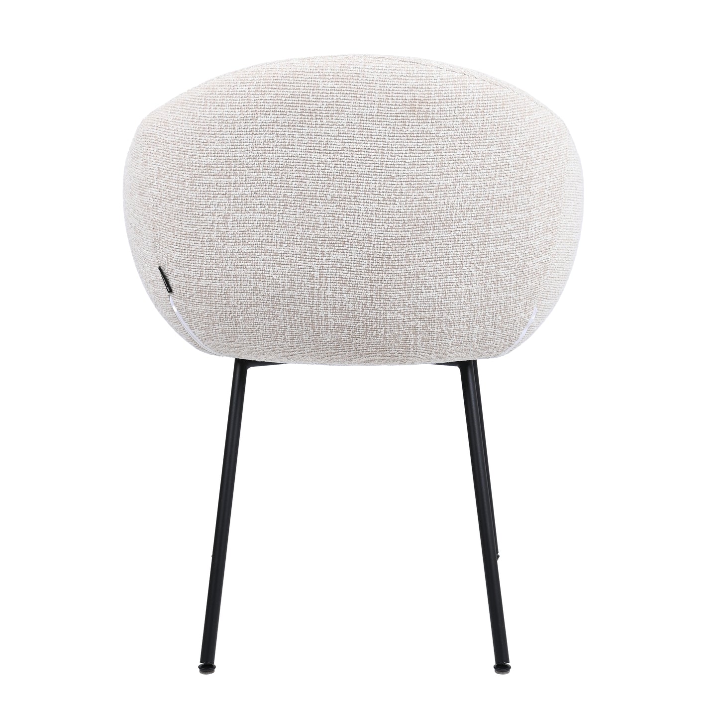 HelloChair HC18 Silven eetkamerstoel vierpoot zwart Amber Natural