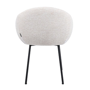 HelloChair HC18 Silven eetkamerstoel vierpoot zwart Amber Natural