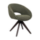 HelloChair HC19 Tovi eetkamerstoel Global Green spinpoot hout walnoot