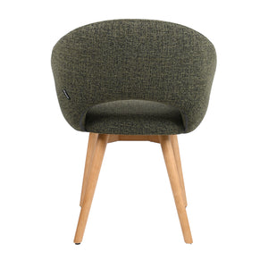 HelloChair HC19 Tovi eetkamerstoel houten poot Global Green