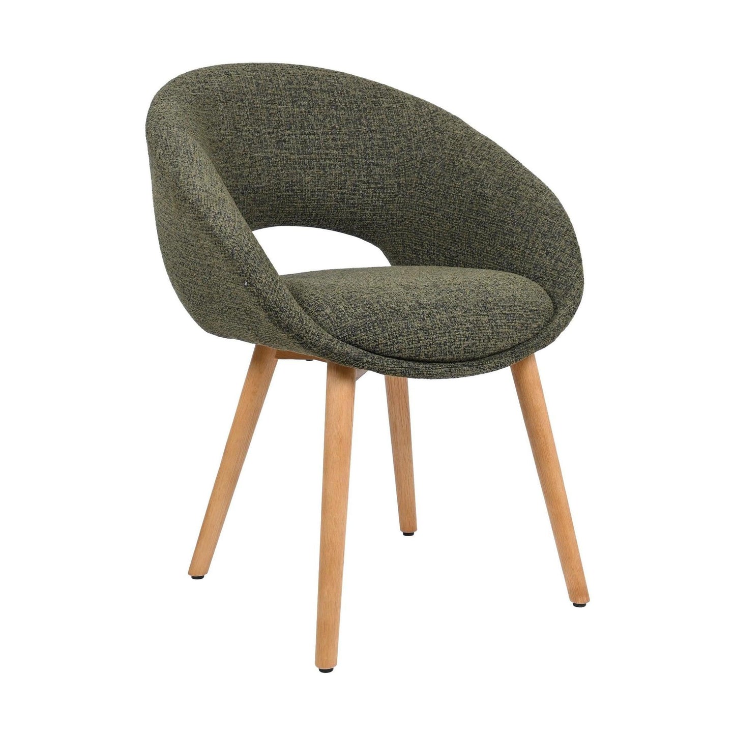 HelloChair HC19 Tovi eetkamerstoel houten poot Global Green