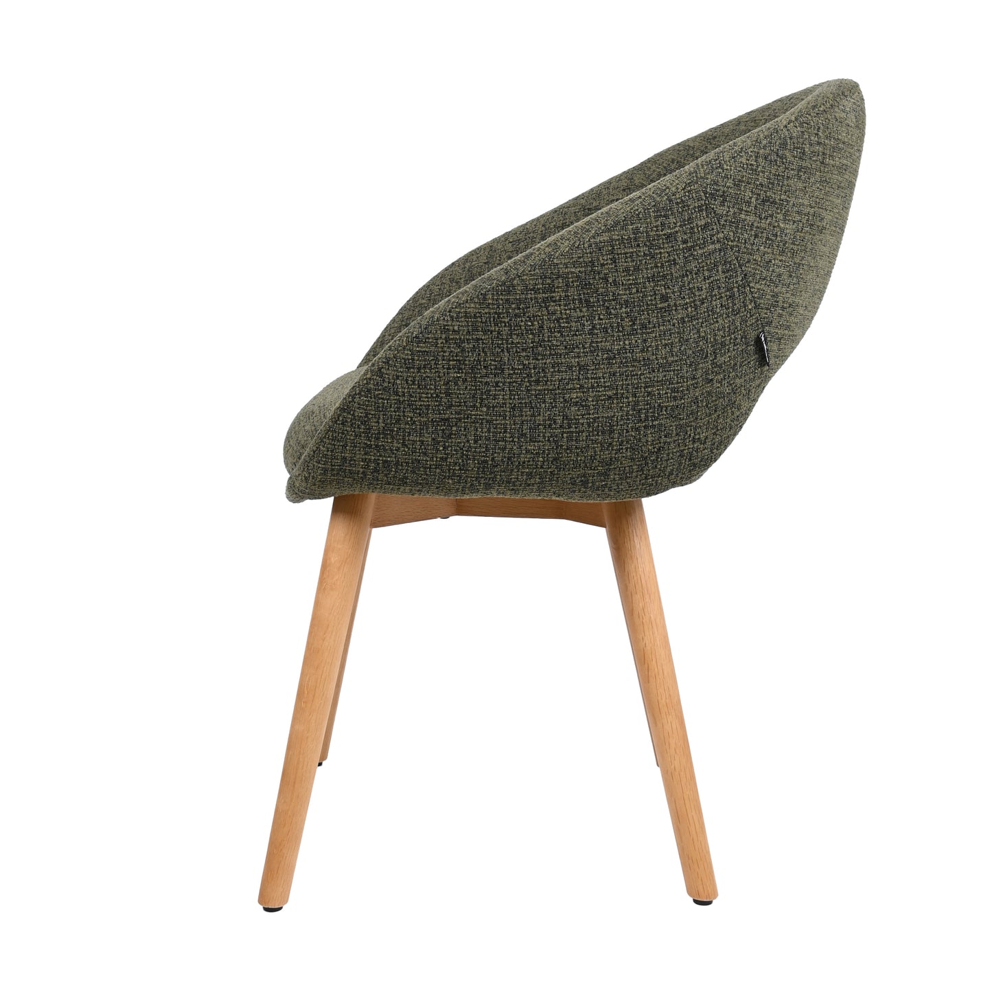 HelloChair HC19 Tovi eetkamerstoel houten poot Global Green